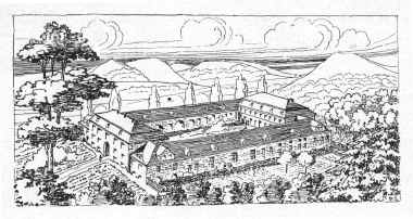 Schloss Bischofstein gezeichnet 1908